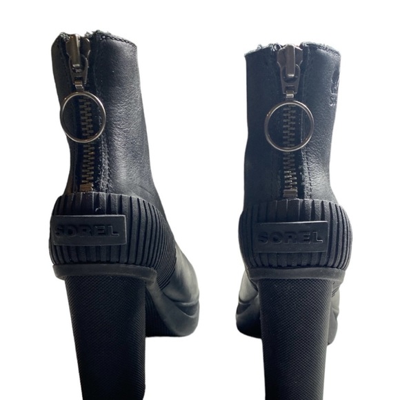 Sorel Dacie Black Bootie Waterproof Shoe Size:7 - Picture 2 of 7